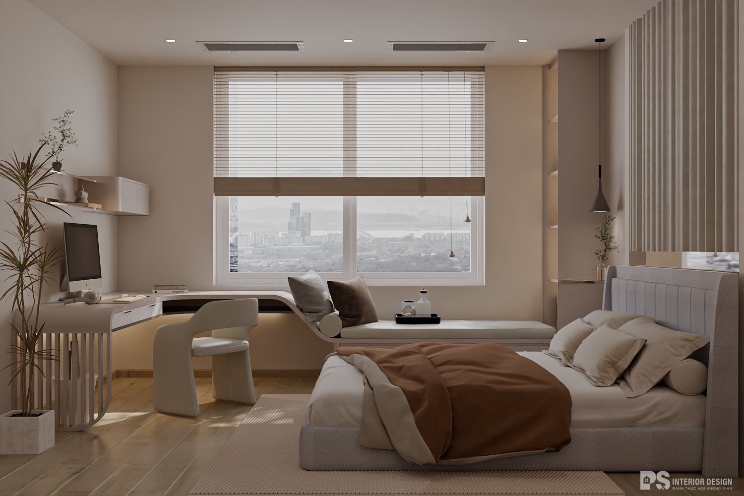 Thiết kế căn hộ Wabi Sabi - PS Interior Design