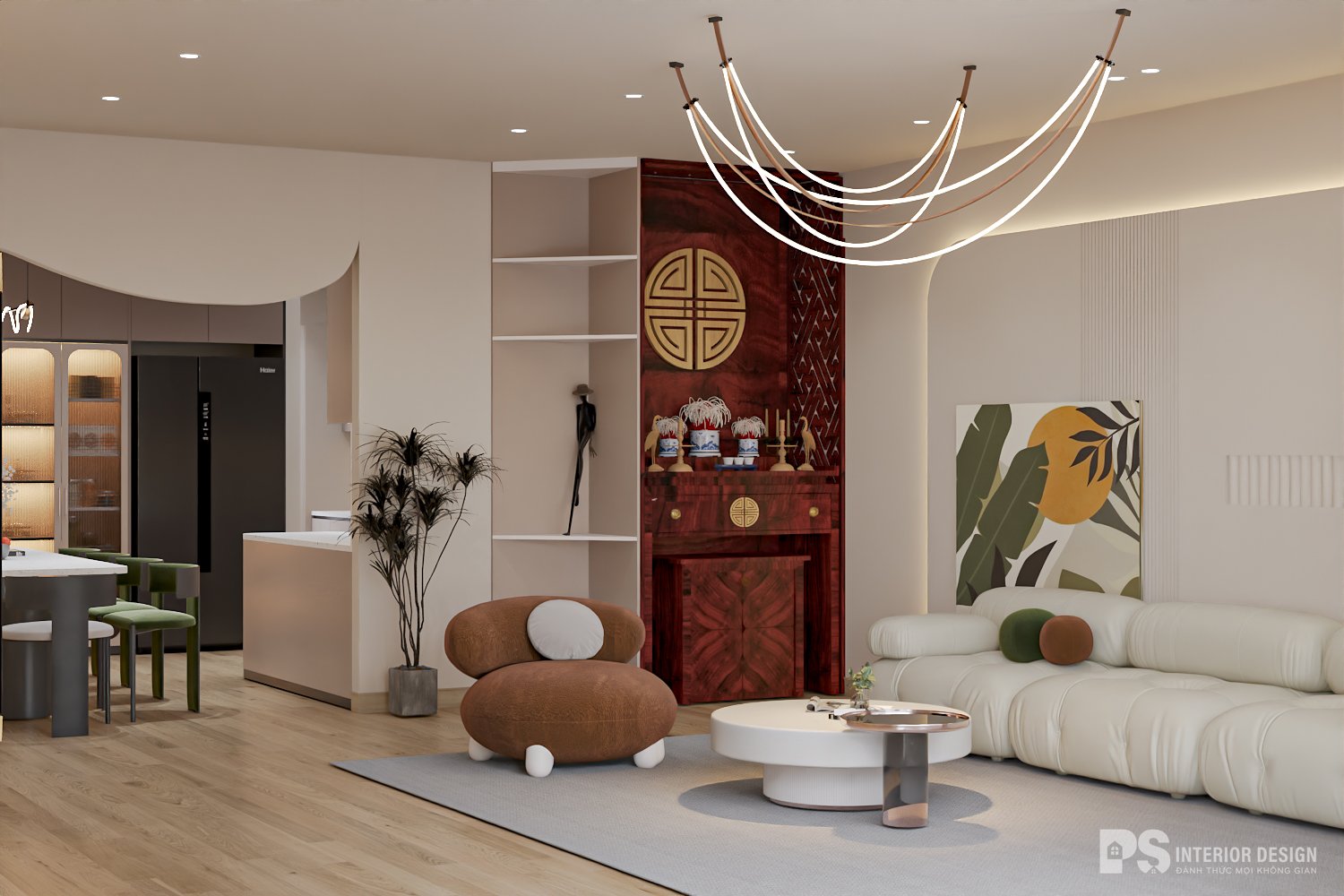 Thiết kế căn hộ Wabi Sabi - PS Interior Design