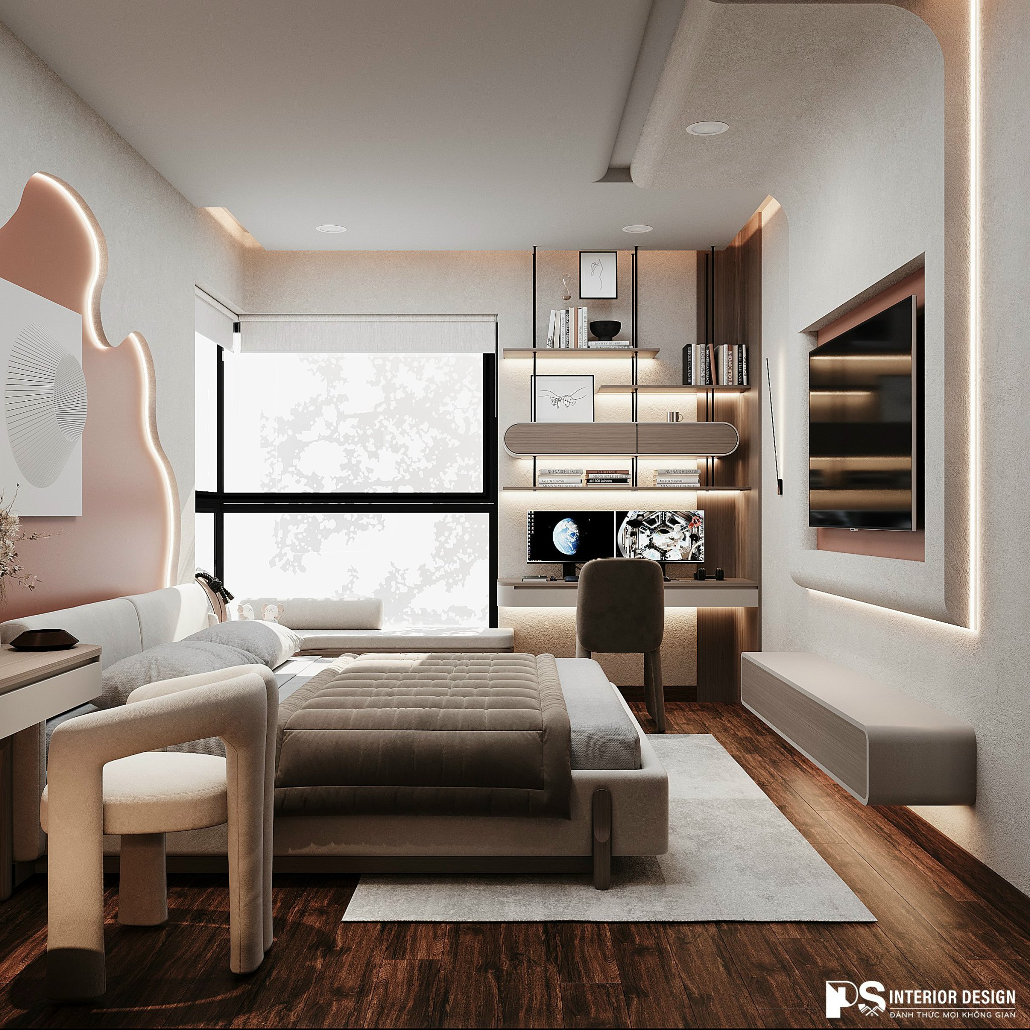 Thiết kế căn hộ Jamila Khang Điền bởi PS Interior Design