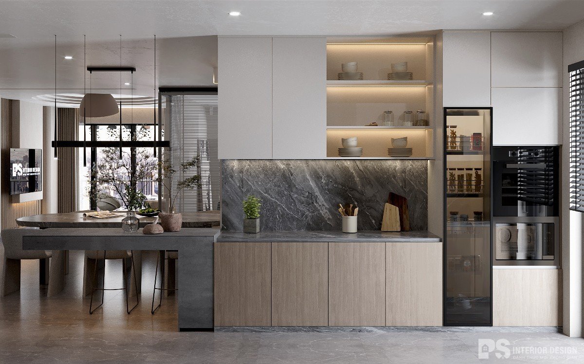 thiết kế nội thất bếp