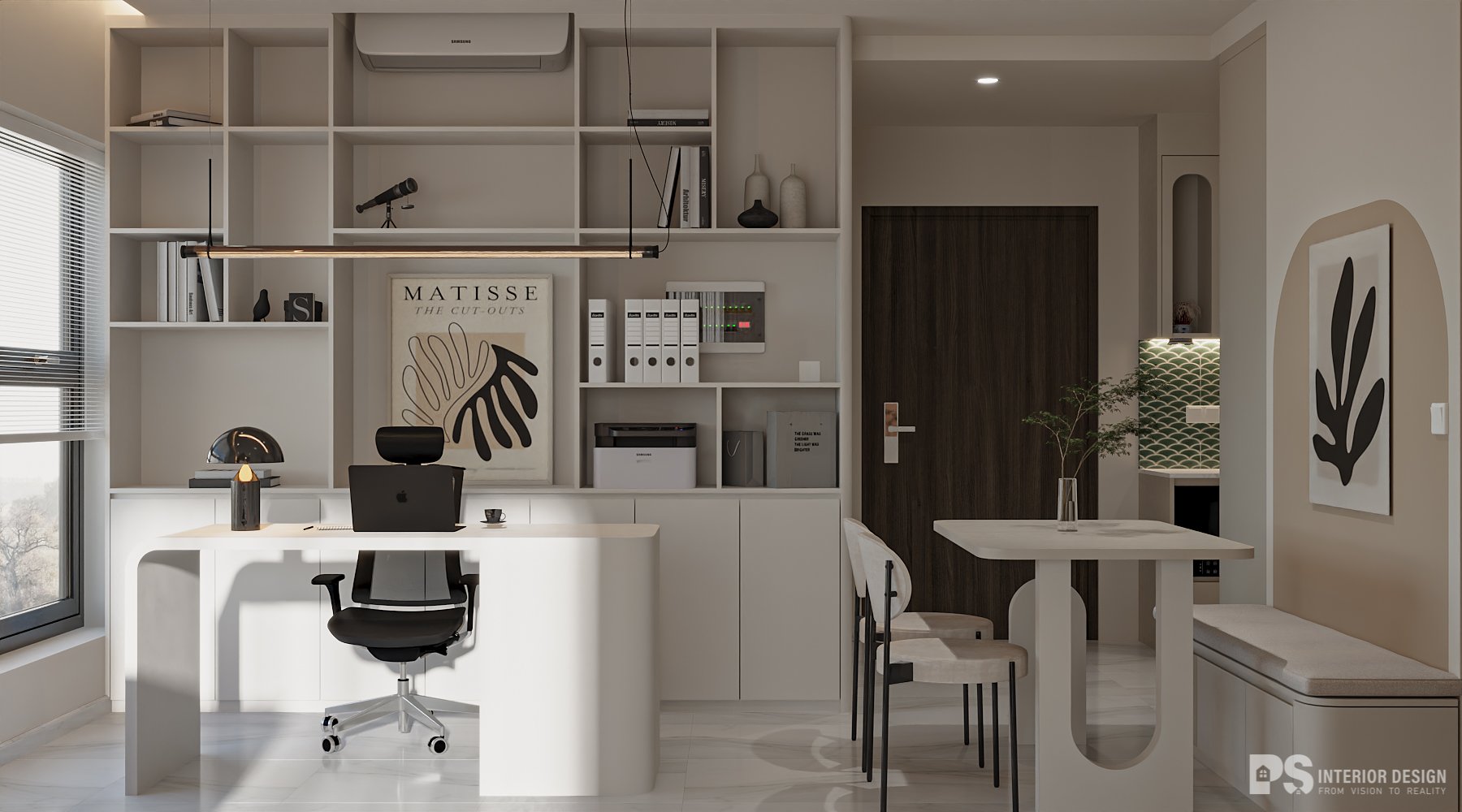 Thiết kế nội thất căn hộ Diamond Alnata Plus