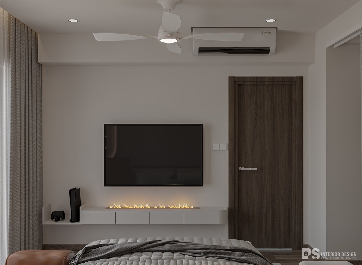 Thiết kế thi công nội thất căn hộ Diamond Alnata Plus đẹp