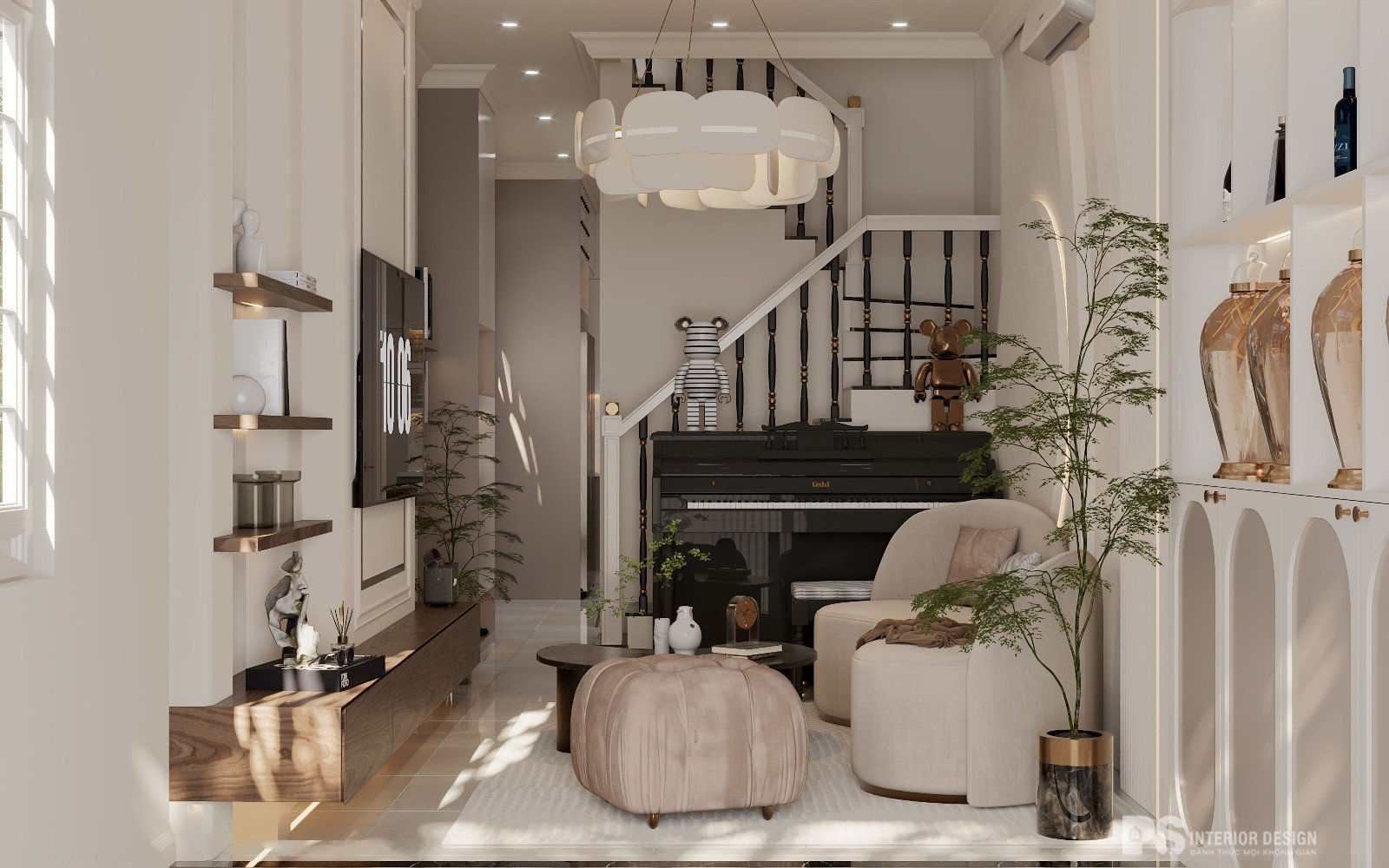 thiết kế nhà phố wabi sabi