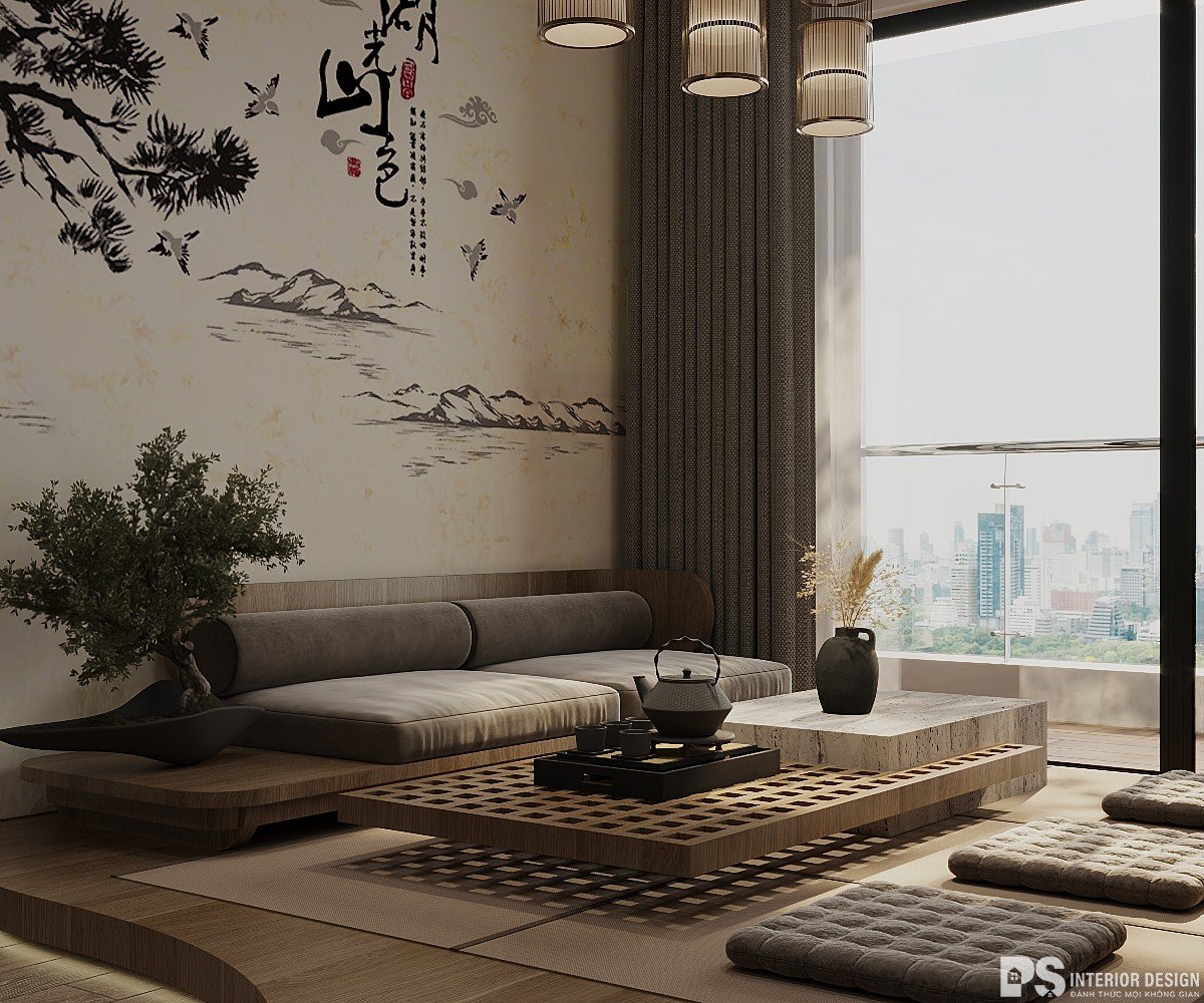  thiết kế nội thất căn hộ Mizuki Park Bình Chánh 2 phòng ngủ