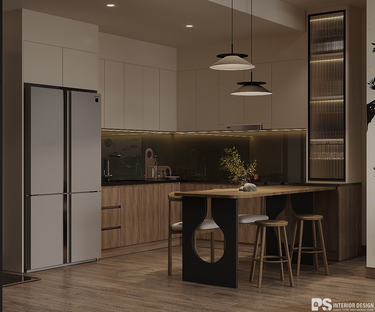  thiết kế nội thất căn hộ Mizuki Park Bình Chánh japandi 2 phòng ngủ