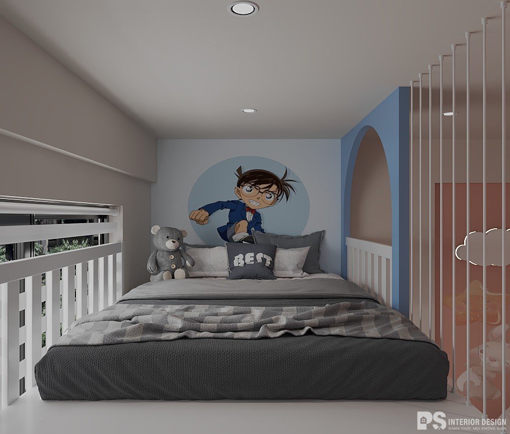 thiết kế nội thất căn hộ Mizuki Park Bình Chánh em bé